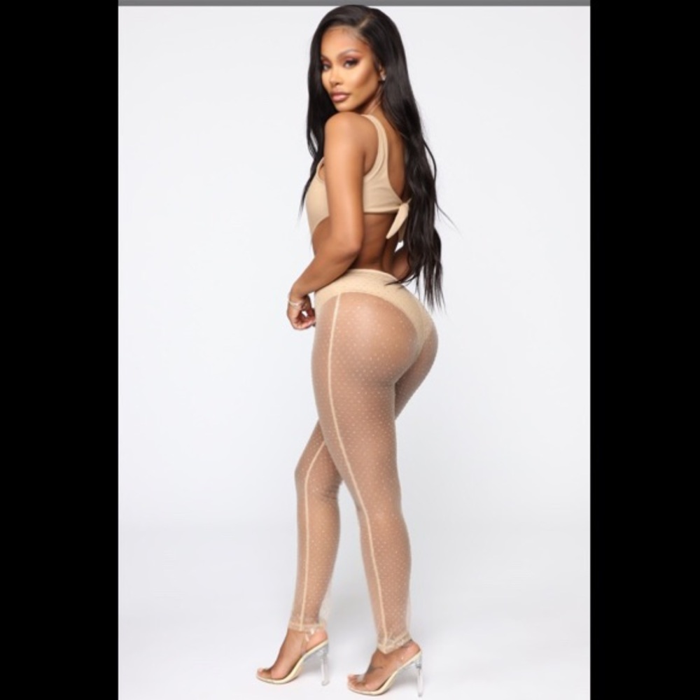 “All That Glitters Mesh Pants”